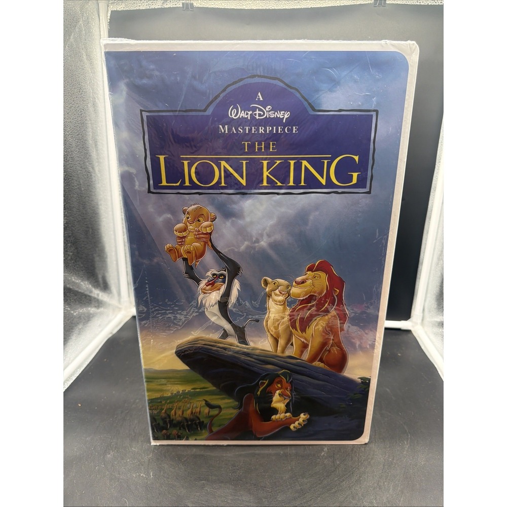 Disney Classic VHS Boxed Silk Touch Throw Blanket 50" × 70" The Lion King Simba